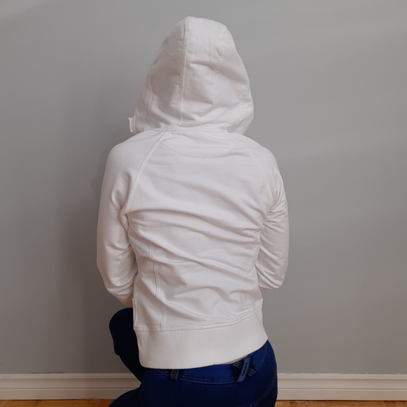 White Activewear Sweater - Picture 6 of 8